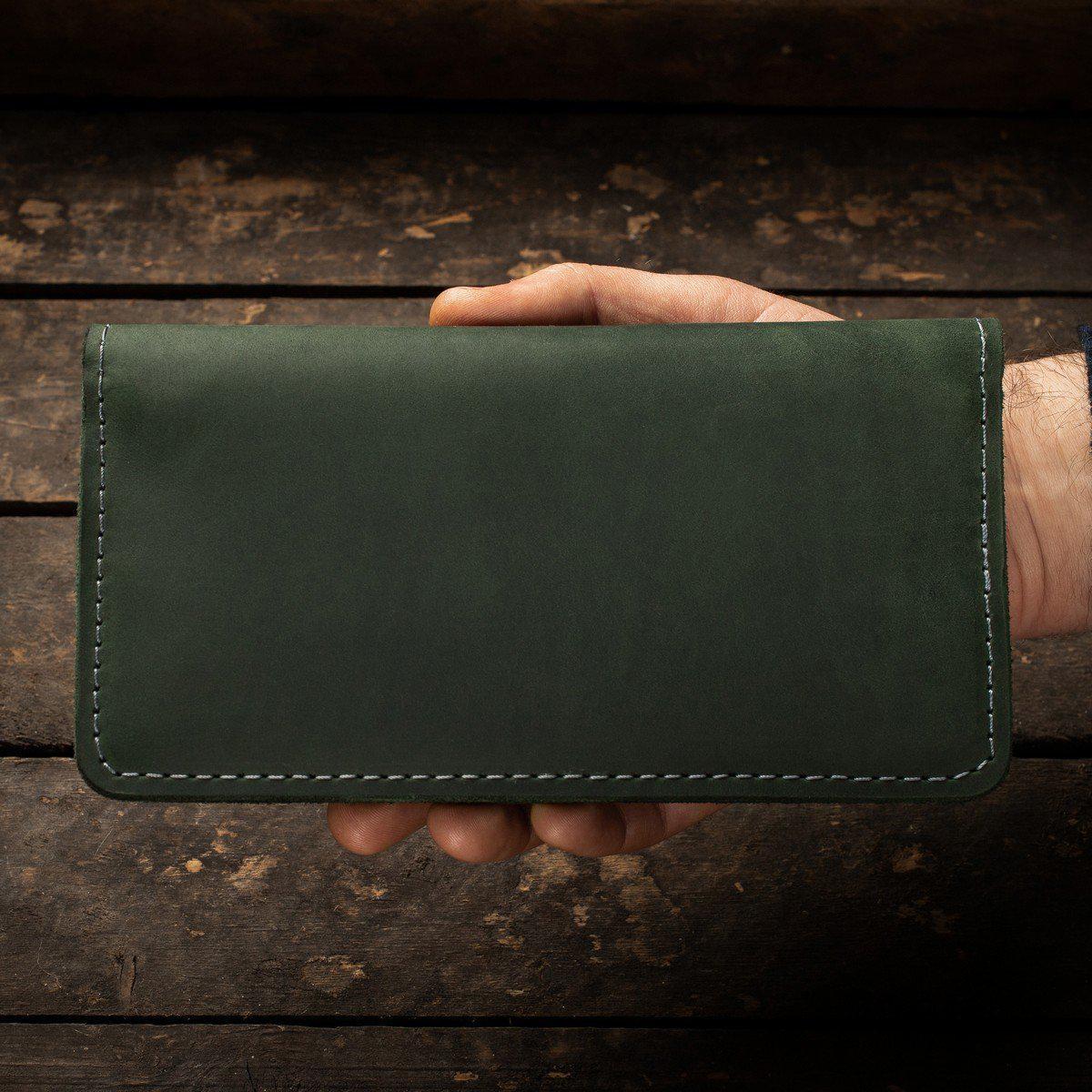 Шкіряний гаманець з гравіюванням, замовити чоловіче портмоне, гаманець іменний