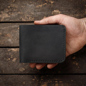 Шкіряний гаманець чоловічий з іменним гравіюванням "Лев", ручна робота